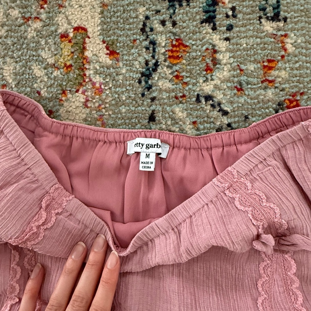 Pink Mini Skirt - Picture 2 of 2